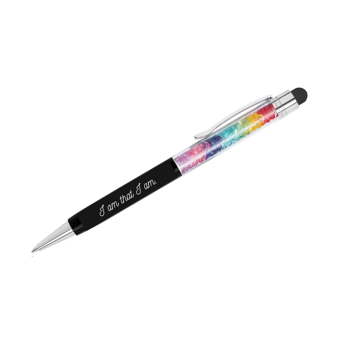 Crystal Prism Pen with Stylus