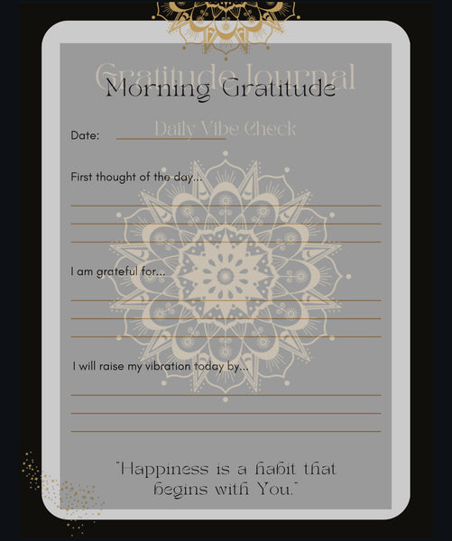 Gratitude Journal: Daily Vibe Check